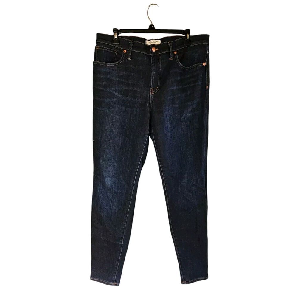 Madewell Jeans Women's Size 32  High Rise 9" Skinny Denim Blue